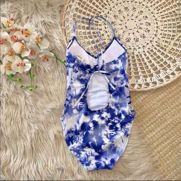 Altar’d State Tie Dye Fringe One Piece Swimsuit S - Picture 6 of 8
